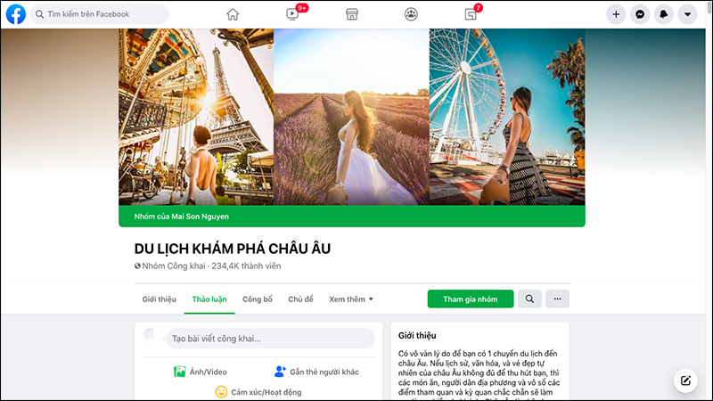 Nhóm DU LỊCH KHÁM PHÁ CHÂU ÂU